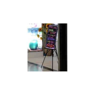Acrylic LED whiteboard 30x40cm + pack of 8 markers + tripod
