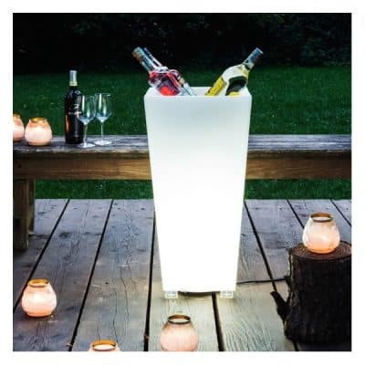 Cubitera luminosa led 'Amsterdam', luz 16 colores