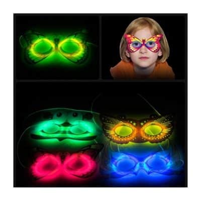 Máscaras fiesta Glow luminosas, surtidas