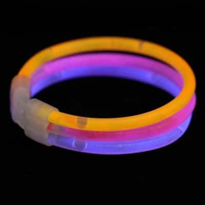 33 Pulseras fiesta luminosas, glow triples