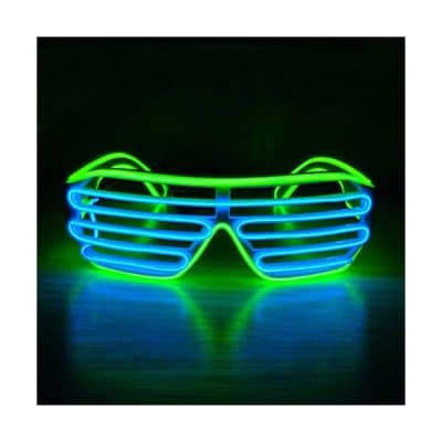 Gafas fiesta LED Persianas