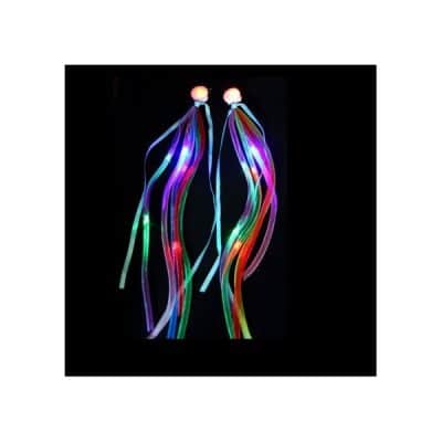 Extensiones pelo fiesta para pelo led arco-iris