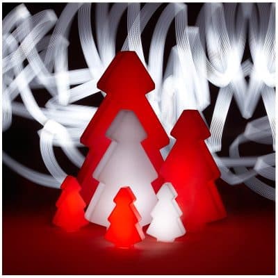 Árbol de navidad luminoso led 40 cm, luz 16 colores