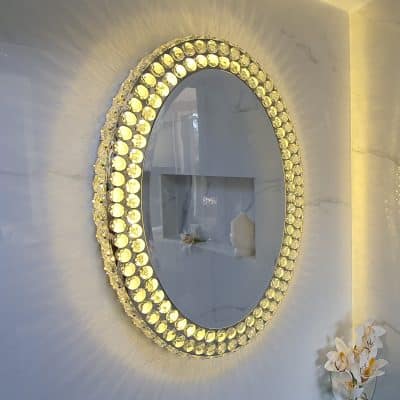 Espejo Ovalado Luxury con Luz LED