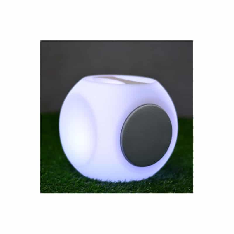 Cube LED Luminous Bluetooth Speaker 20 cm, Light 16 Colors, Portable - Image 2