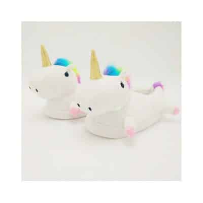 Zapatillas de Unicornio con Luz, Slippers de peluche