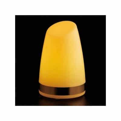 Lámpara de mesa "Keops" luz led monocolor amarilla batería recargable