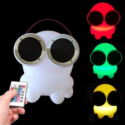 Lámpara Led infantil Bob altavoz bluetooth luz 16 colores, portátil