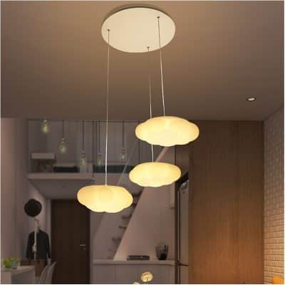 Lámpara colgante de techo led Nubes 3