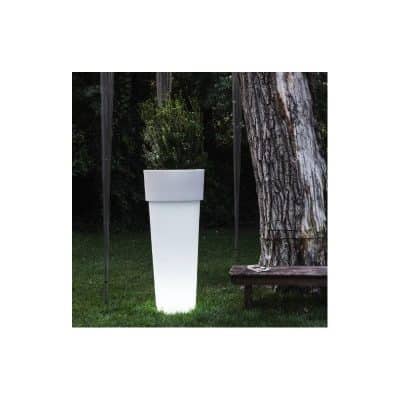 Macetero Maceta 90cm con luz led RGBW, batería
