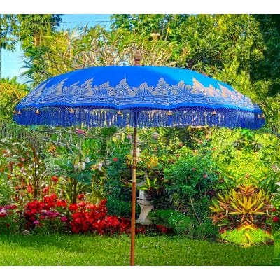 Sombrilla Balinesa Azul 3 metros Luhur