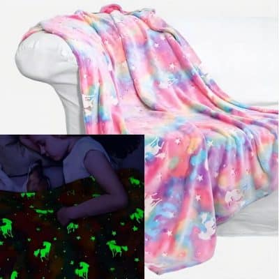 MANTA GLOW UNICORNIO