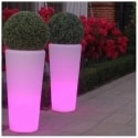 Maceteros luminosos