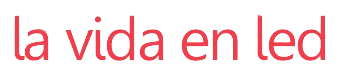 Logo web la vida en led
